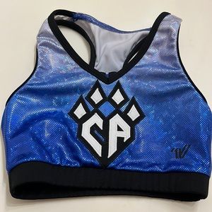Cheer athletics yxs bra top